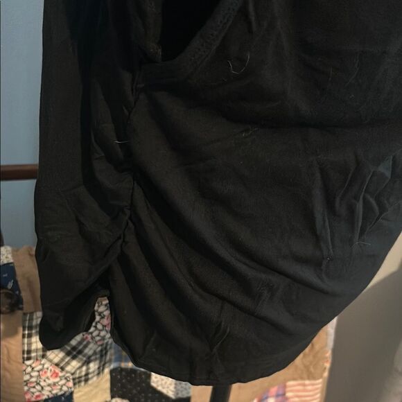 NWT BAMBOO Classic Black Short Sleeve Top  C - Picture 4 of 4